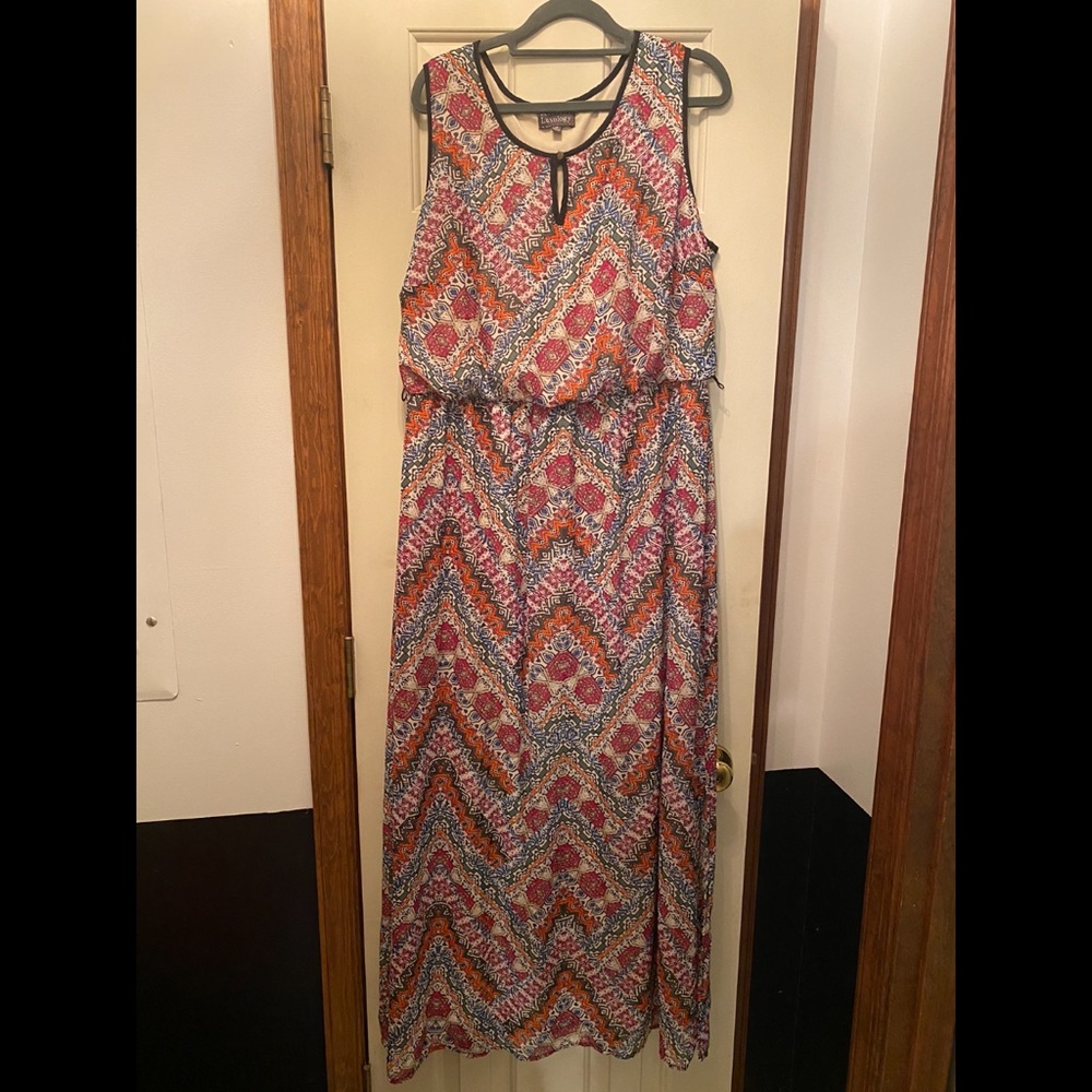 Patterned Maxi Dress